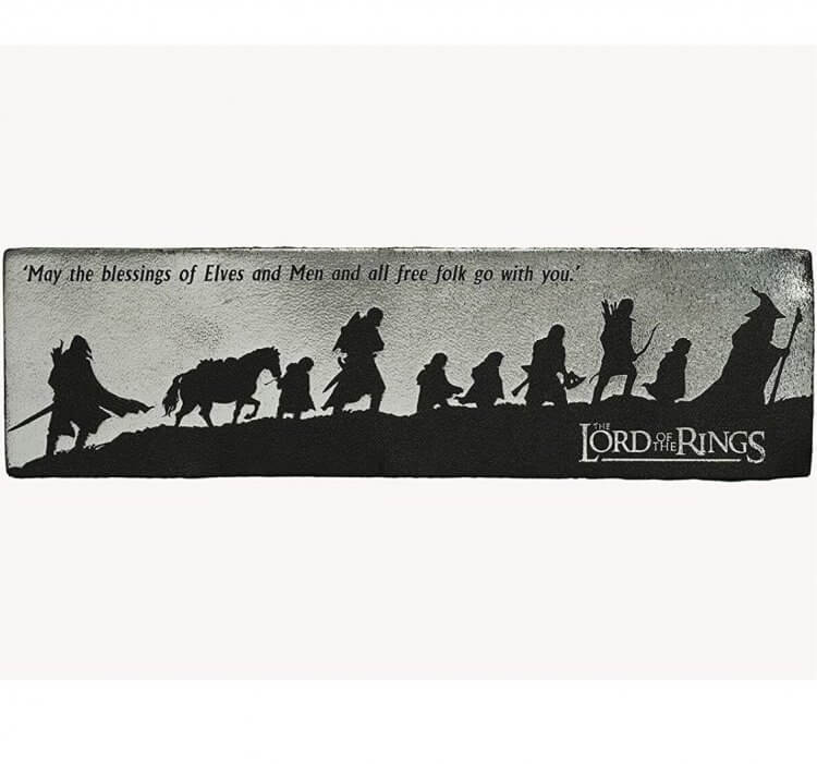 Закладка шкіряна Володар кілець WETA Lord of The Rings: The Fellowship Silhouette (Leather Bookmark)