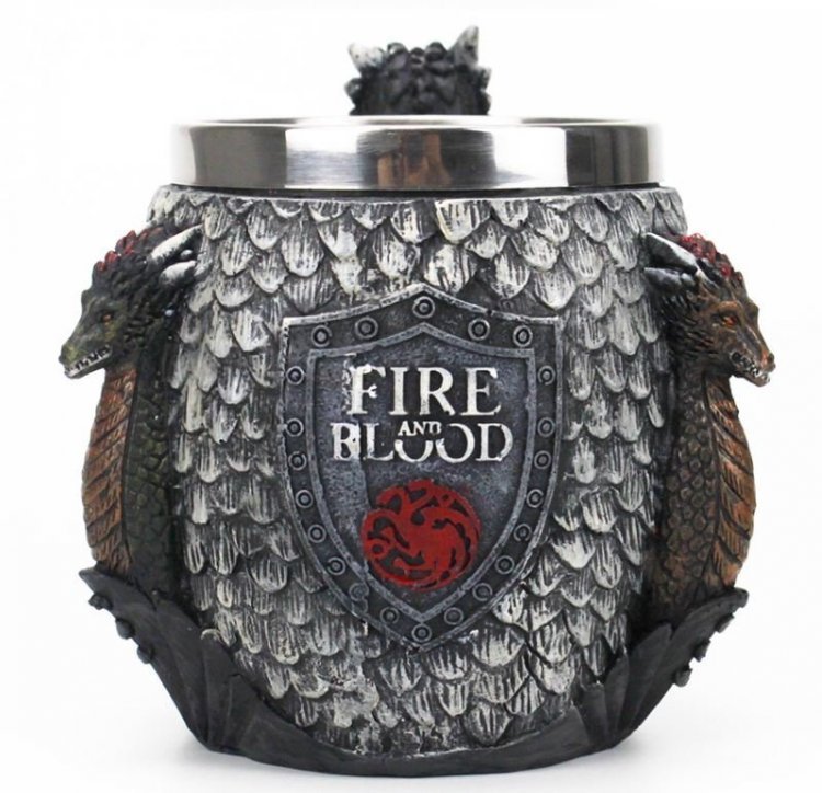 Кружка Game of Thrones Targaryen Fire and Blood Гра престолів Будинок Таргаріен
