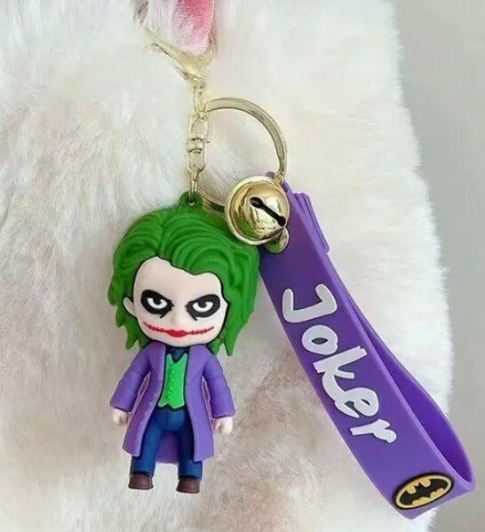 Брелок подвеска на рюкзак DC Super Hero Joker 3D Keychain Backpack Джокер Брелок подвеска на рюкзак DC Super Hero Joker 3D Keychain Backpack Джокер