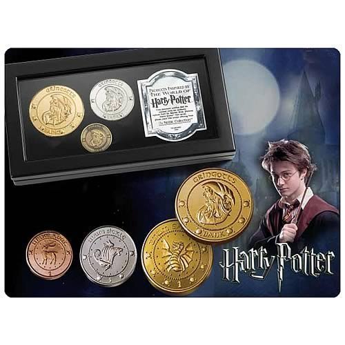 Набір монет Harry Potter Gringotts Bank Coin Collection Набір монет Harry Potter Gringotts Bank Coin Collection