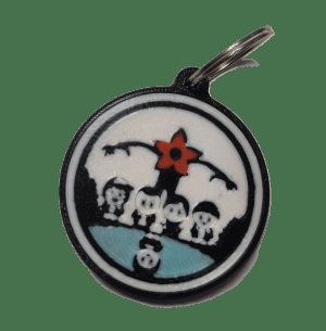 Брелок Stranger Things Demogorgon 2 Дуже дивні справи Демогоргон ABS пластик 4 см.