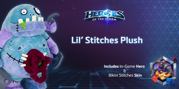 М'яка іграшка Heroes of the Storm Stitches Plush with Bikini Stitches Skin М'яка іграшка Heroes of the Storm Stitches Plush with Bikini Stitches Skin