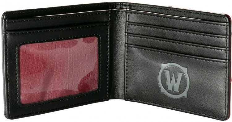 Кошелёк JINX World of Warcraft Horde Loot Black/Red Wallet Орда Кошелёк JINX World of Warcraft Horde Loot Black/Red Wallet Орда