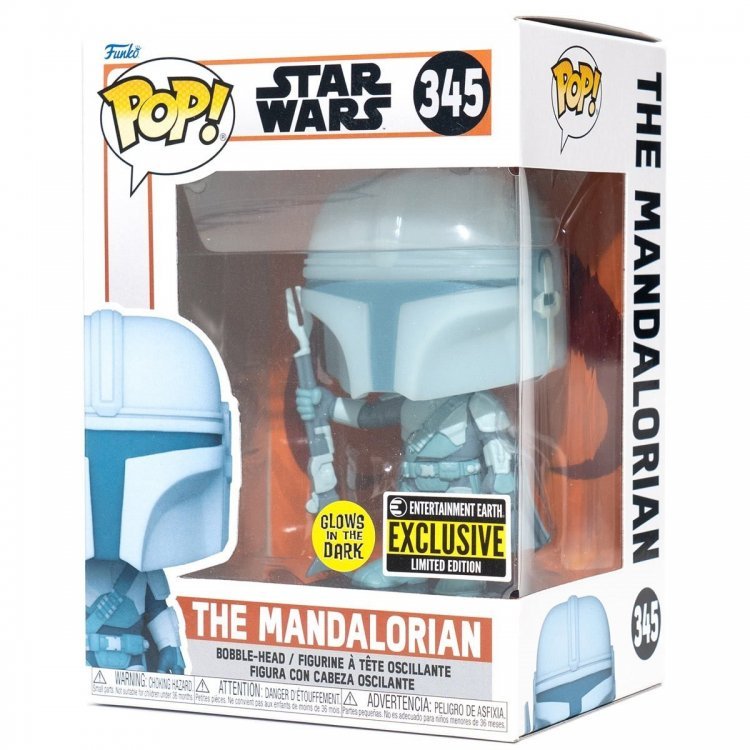 Фигурка Funko Star Wars The Mandalorian Hologram Звёздные войны Мандалорец фанко 345 Exclusive Фигурка Funko Star Wars The Mandalorian Hologram Звёздные войны Мандалорец фанко 345 Exclusive