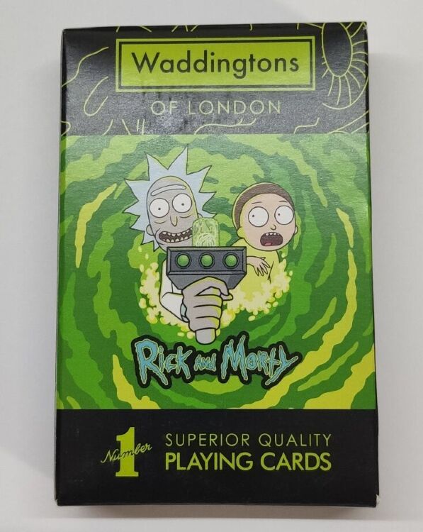 Гральні карти Рік та Морті Rick and Morty 2022 Playing Cards Game Waddingtons Number 1