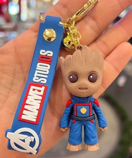 Брелок подвеска на рюкзак Marvel Groot 3D Keychain Грут Backpack