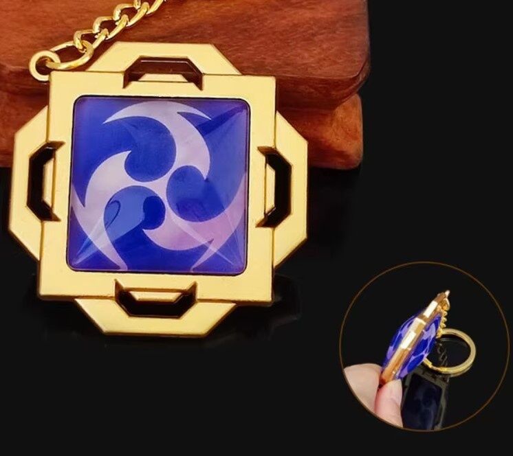Брелок Genshin Impact Anime Keychain Геншін Імпакт метал 5 см. №3 Брелок Genshin Impact Anime Keychain Геншін Імпакт метал 5 см. №3