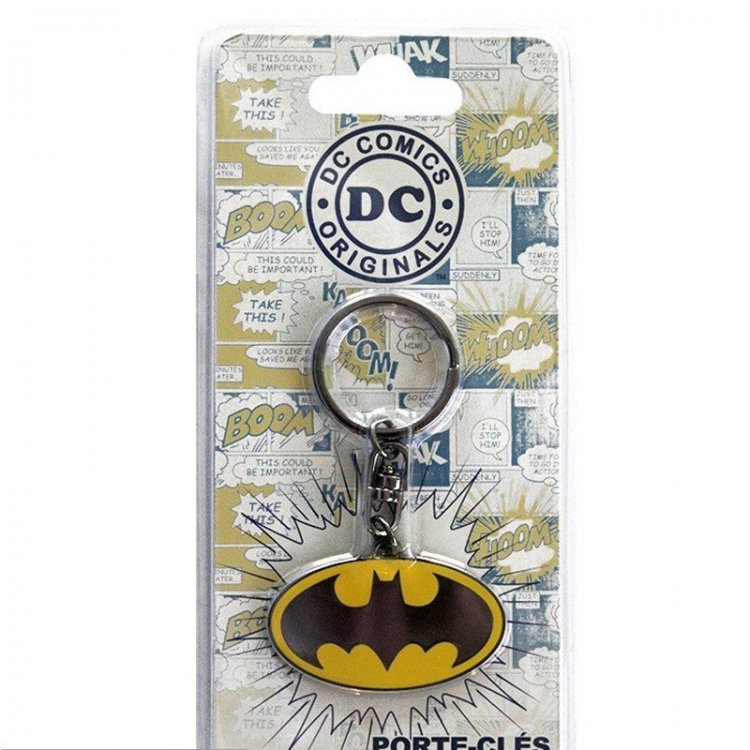 Брелок DC COMICS з логотипом Batman Logo Keychain  Abystyle  Брелок DC COMICS з логотипом Batman Logo Keychain  Abystyle
