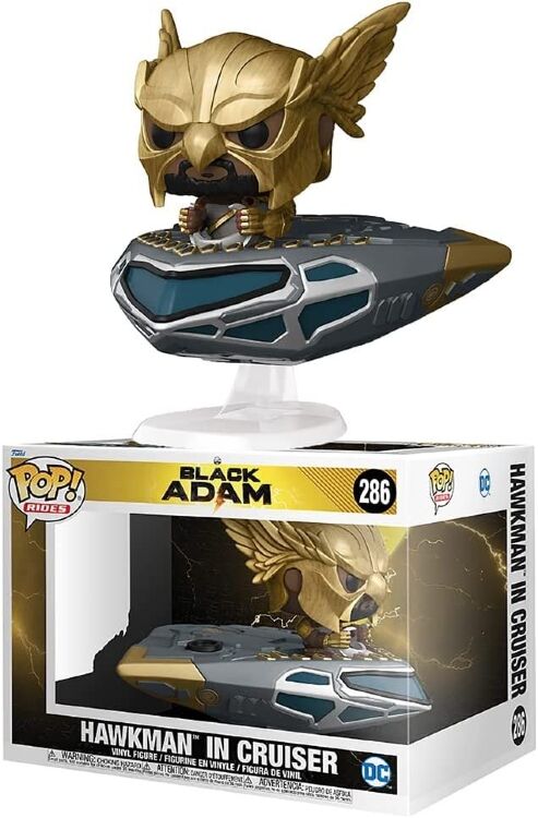Фігурка Funko DC Black Adam Hawkman in Cruiser Фанко Чорний Адам Людина Яструб 286