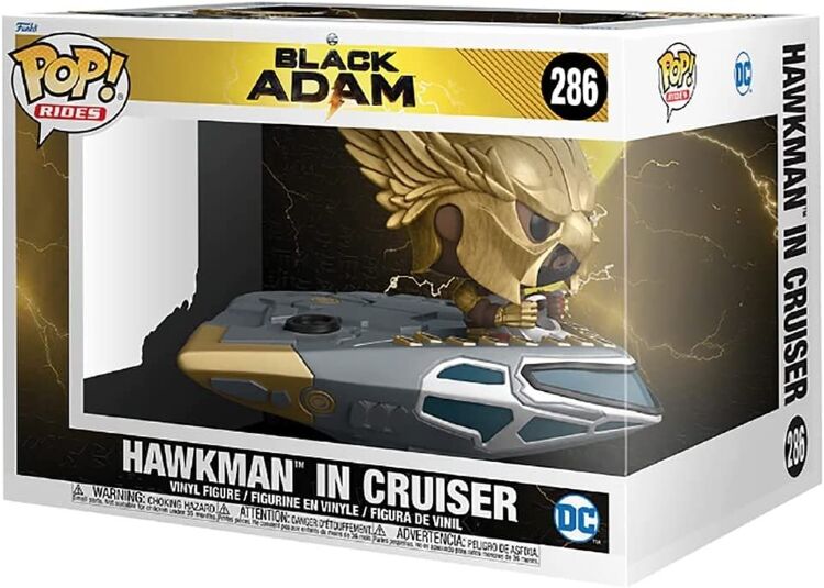 Фігурка Funko DC Black Adam Hawkman in Cruiser Фанко Чорний Адам Людина Яструб 286