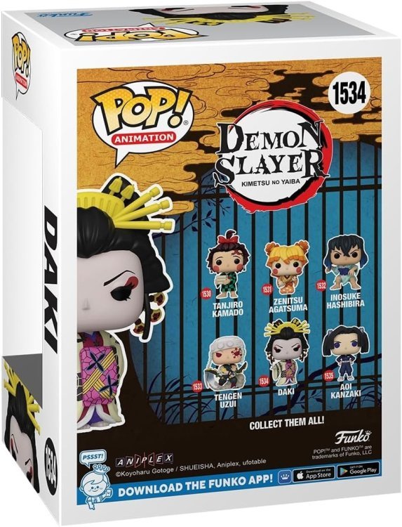 Фигурка Funko Demon Slayer Daki Фанко Клинок, рассекающий демонов Даки 1534
