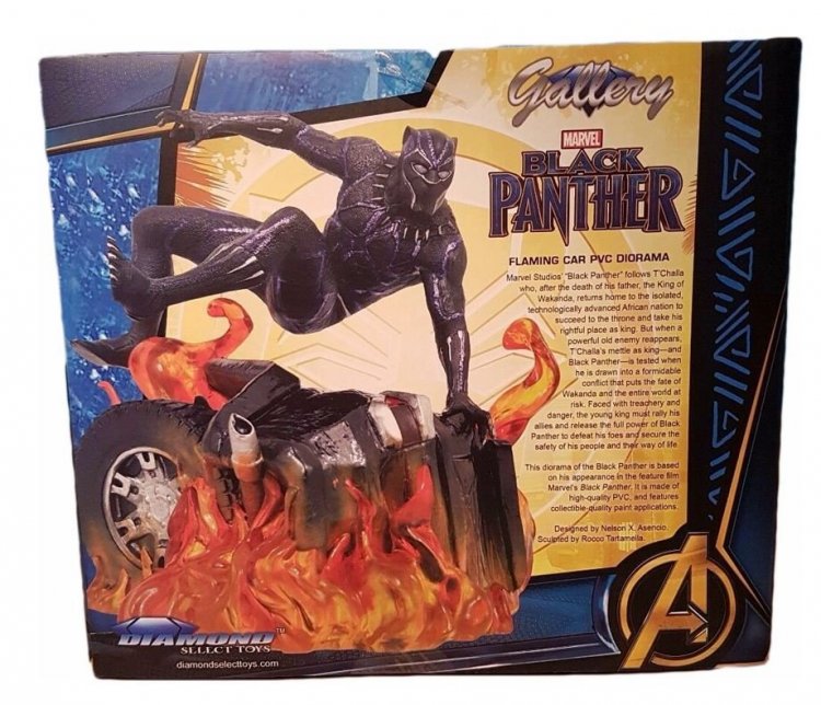 Фигурка Diamond Select Toys Marvel Gallery: Black Panther Figure Чёрная пантера