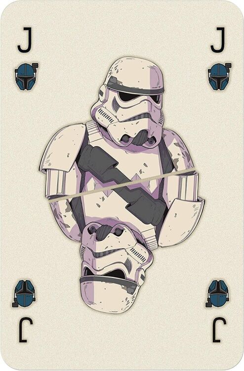 Игральные карты Star Wars The Mandalorian Playing Cards Game Waddingtons Number 1 Игральные карты Star Wars The Mandalorian Playing Cards Game Waddingtons Number 1