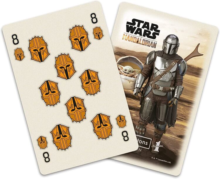 Игральные карты Star Wars The Mandalorian Playing Cards Game Waddingtons Number 1 Игральные карты Star Wars The Mandalorian Playing Cards Game Waddingtons Number 1