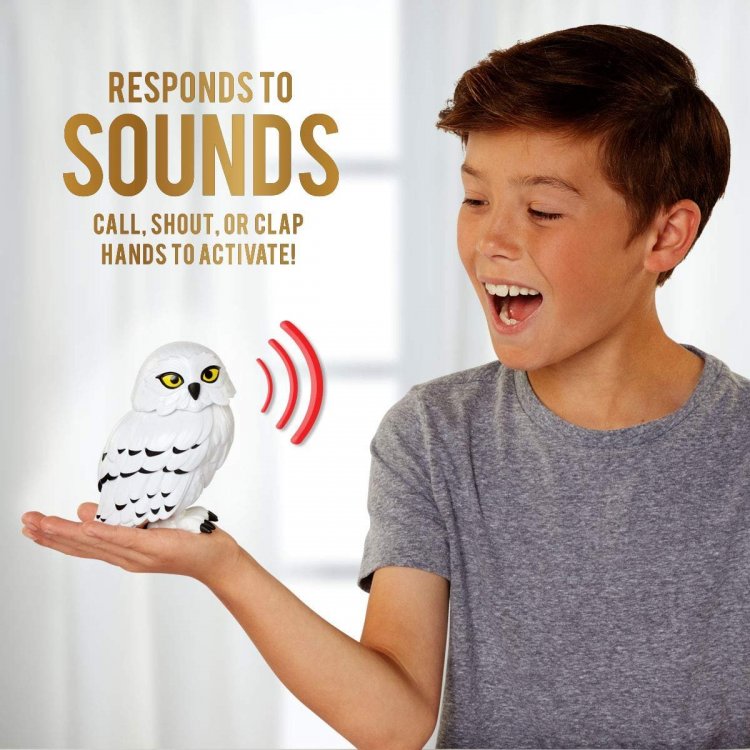 Фігурка Harry Potter Hedwig Interactive Creature Сова Букля говорить  Фігурка Harry Potter Hedwig Interactive Creature Сова Букля говорить