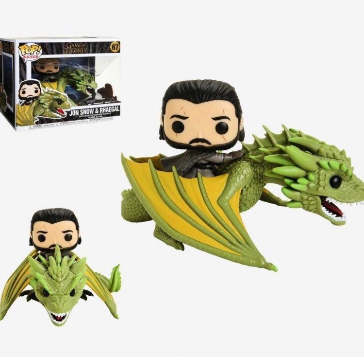 Фігурка Funko Pop! Rides TV: Game of Thrones - Jon Snow with Rhaegal Фігурка Funko Pop! Rides TV: Game of Thrones - Jon Snow with Rhaegal