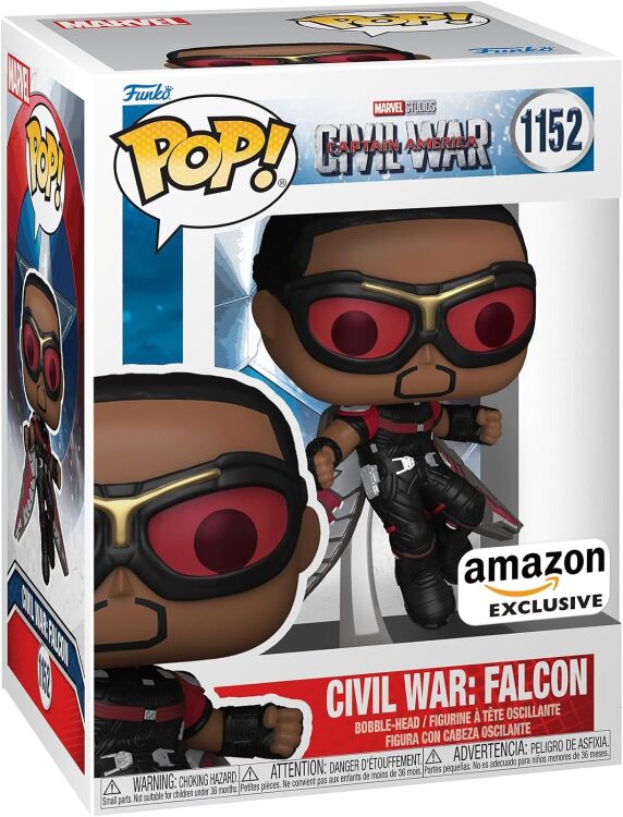 Фигурка Funko Marvel: Civil War Falcon Фанко Сокол (Amazon Exclusive) 1152 Фигурка Funko Marvel: Civil War Falcon Фанко Сокол (Amazon Exclusive) 1152