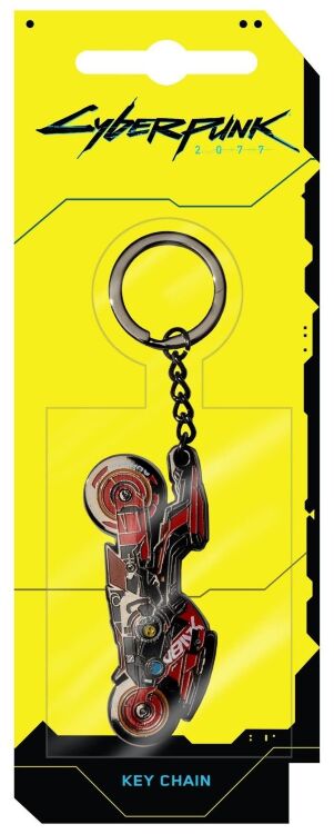Брелок JINX Cyberpunk 2077 Rev It Up Metal Keychain Брелок JINX Cyberpunk 2077 Rev It Up Metal Keychain