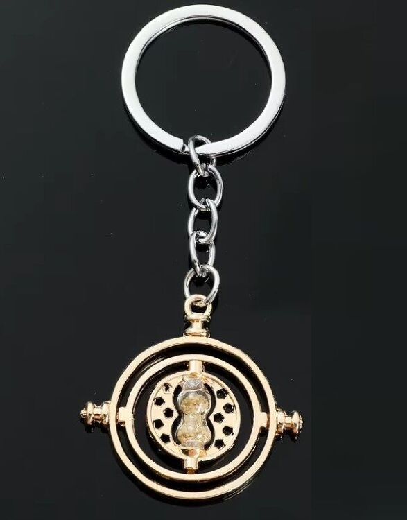 Брелок Harry Potter Time Turner Keychain Маховик часу Гаррі Поттер золотий Брелок Harry Potter Time Turner Keychain Маховик часу Гаррі Поттер золотий