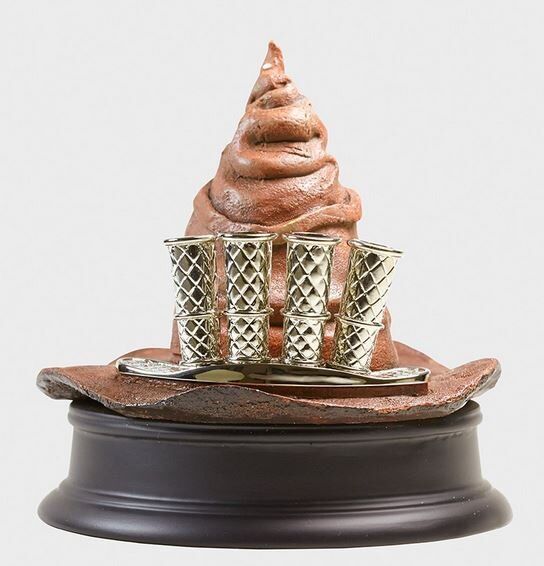 Колекційний набір Harry Potter - 4 ручки + підставка у вигляді Сортувальній капелюхи Хогвартс