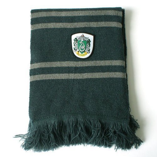 Шарф широкий Слизерин (Scarf Harry Potter Slytherin Wool)