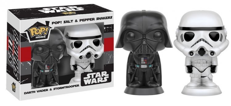 Солонка /Перечниця Funko Pop! Star Wars - Darth Vader & Stormtrooper Salt N 'Pepper Shakers Солонка /Перечниця Funko Pop! Star Wars - Darth Vader & Stormtrooper Salt N 'Pepper Shakers