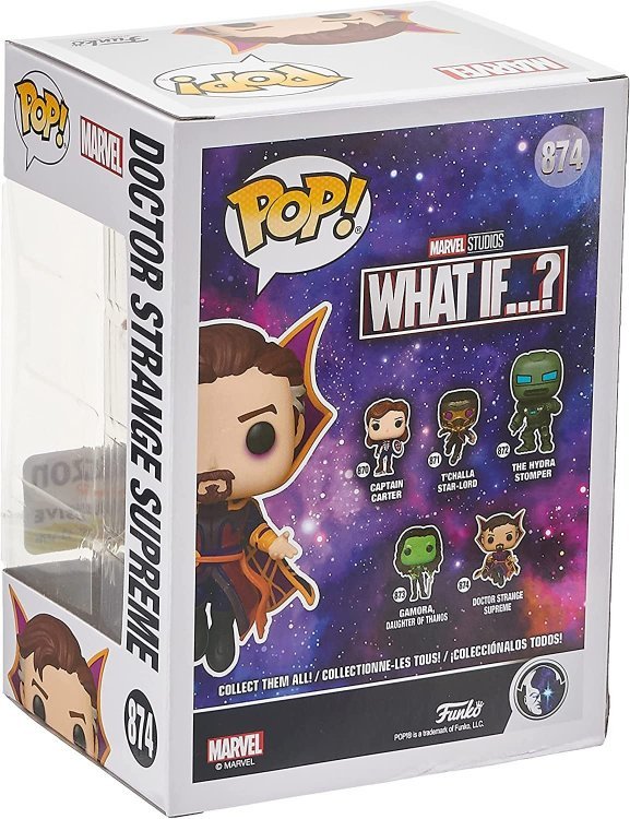 Фігурка Funko Pop Marvel What If? Doctor Strange Supreme Фанко Доктор Стрендж (Amazon Exclusive) 874 Фігурка Funko Pop Marvel What If? Doctor Strange Supreme Фанко Доктор Стрендж (Amazon Exclusive) 874