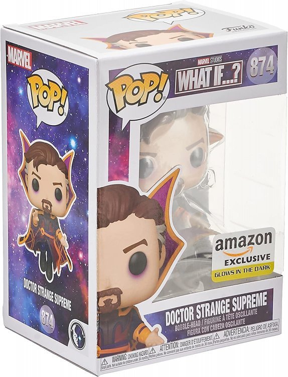 Фігурка Funko Pop Marvel What If? Doctor Strange Supreme Фанко Доктор Стрендж (Amazon Exclusive) 874 Фігурка Funko Pop Marvel What If? Doctor Strange Supreme Фанко Доктор Стрендж (Amazon Exclusive) 874