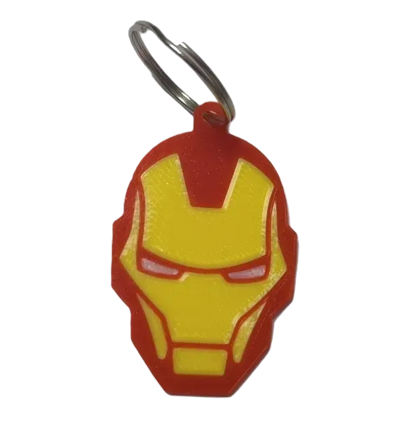 Брелок Marvel Iron-man Keychain Залізна Людина ABS пластик 5 см. №1