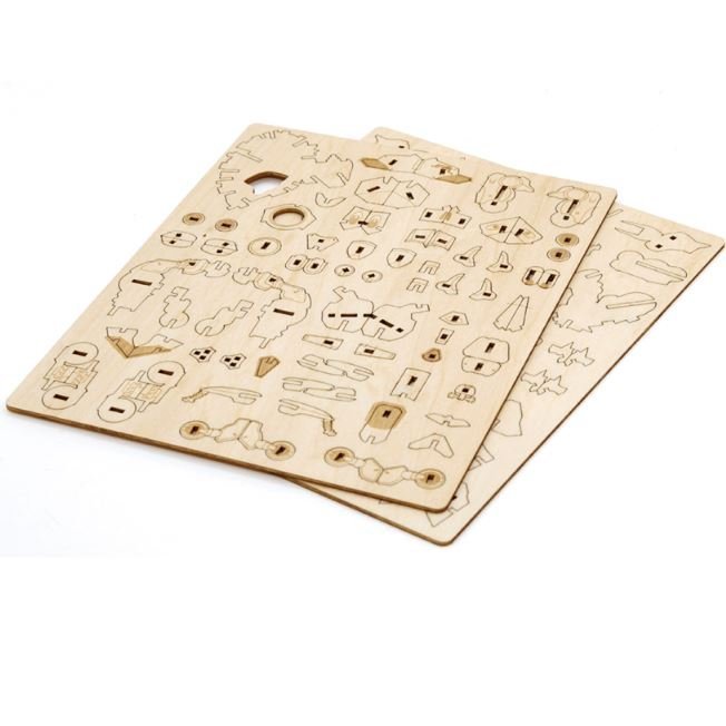 Конструктор из дерева 3D - Overwatch D.Va Incredibuilds Wood Model