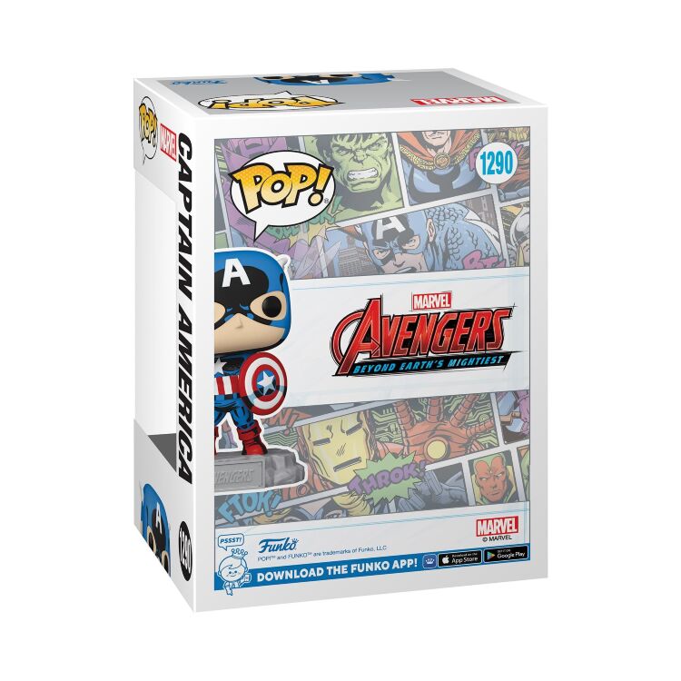 Фигурка Funko Marvel: The Avengers Heroes Captain America Фанко Капитан Америка (Amazon Exclusive) 1290 Фигурка Funko Marvel: The Avengers Heroes Captain America Фанко Капитан Америка (Amazon Exclusive) 1290