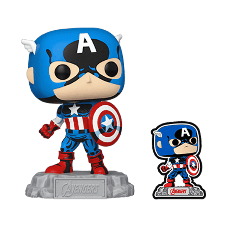 Фигурка Funko Marvel: The Avengers Heroes Captain America Фанко Капитан Америка (Amazon Exclusive) 1290 Фигурка Funko Marvel: The Avengers Heroes Captain America Фанко Капитан Америка (Amazon Exclusive) 1290