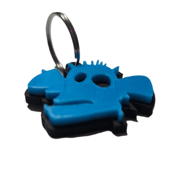 Брелок League of Legends Arcane Ліга Легенд Logo 2 Keychain ABS пластик 4 см.