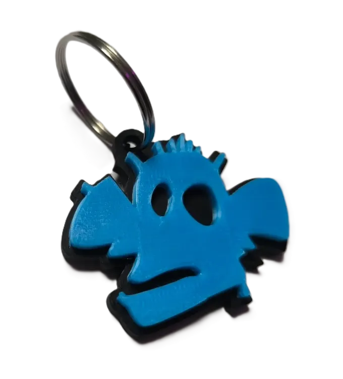 Брелок League of Legends Arcane Ліга Легенд Logo 2 Keychain ABS пластик 4 см.
