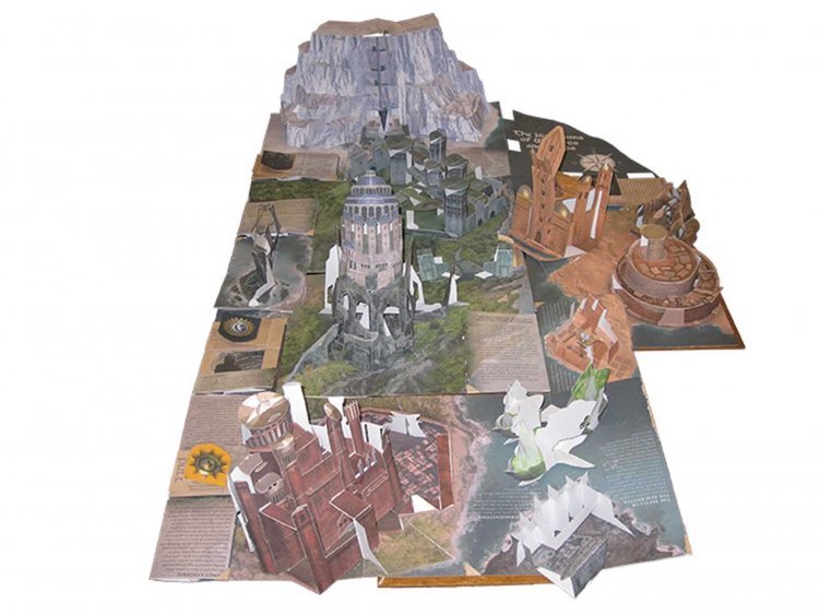 Книга 3D карта Гра престолів Вестерос Game of Thrones: A Pop-Up Guide to Westeros