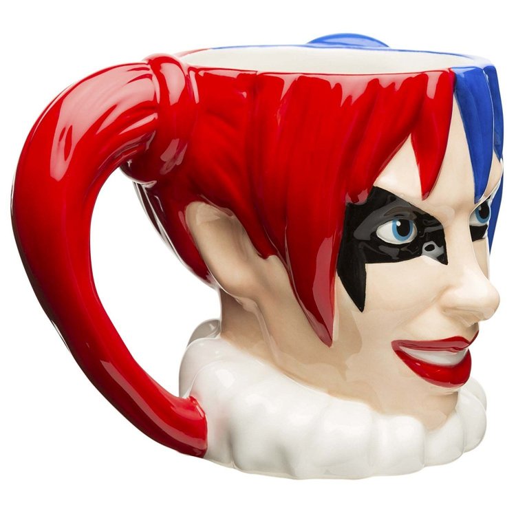 Чашка DC Comics Sculpted ceramic Mug Harley Quinn 10 oz Чашка DC Comics Sculpted ceramic Mug Harley Quinn 10 oz