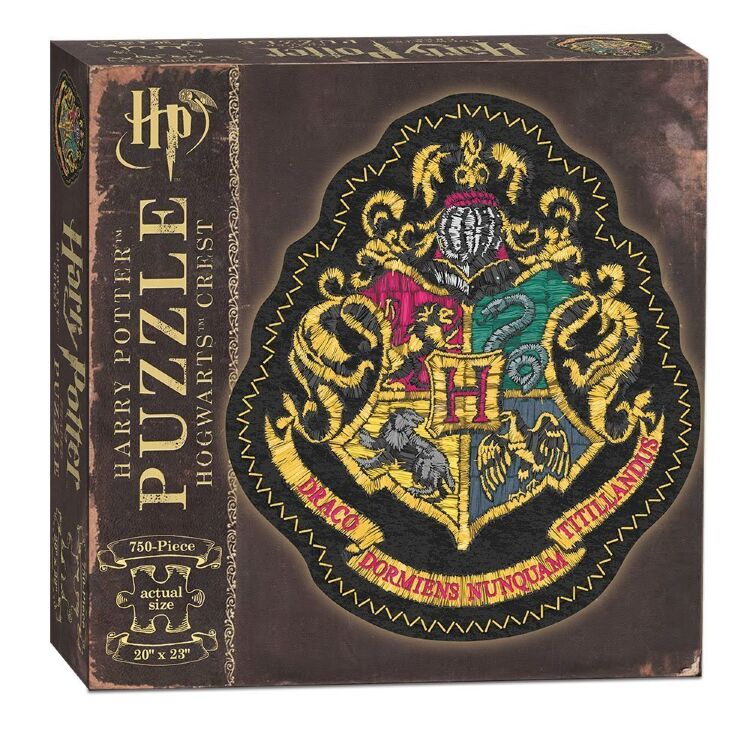 Пазл Гарри Поттер Harry Potter Hogwarts Crest Shaped Puzzle (750-Piece)