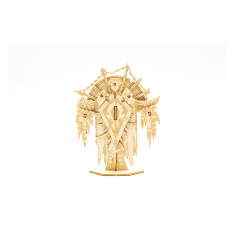 Конструктор з дерева 3D - World of Warcraft Horde Incredibuilds Wood Model Конструктор з дерева 3D - World of Warcraft Horde Incredibuilds Wood Model