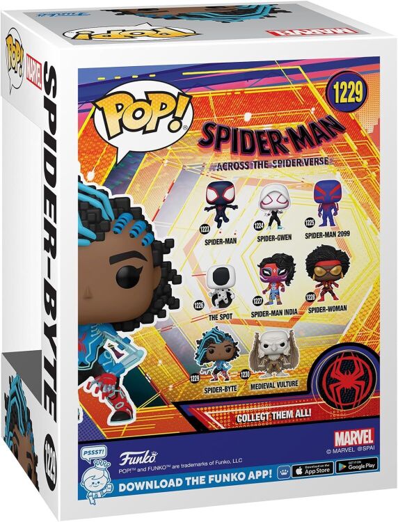 Фигурка Funko Marvel: Spider-Man Spider-Byte Фанко Байт-паук 1229 Фигурка Funko Marvel: Spider-Man Spider-Byte Фанко Байт-паук 1229