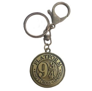Брелок Harry Potter Hogwarts express Платформа 9 3/4 Гаррі Поттер (колір бронза)