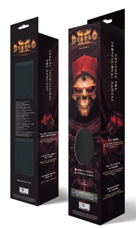 Килимок для миші ігрова поверхня Blizzard DIABLO 2 Resurrected Mephisto Діабло XL (90*42 cm) Килимок для миші ігрова поверхня Blizzard DIABLO 2 Resurrected Mephisto Діабло XL (90*42 cm)