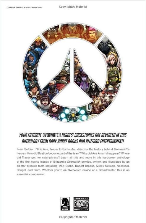Книга Overwatch: Anthology Volume 1 Hardcover Edition (Твёрдый переплёт) (Eng) 