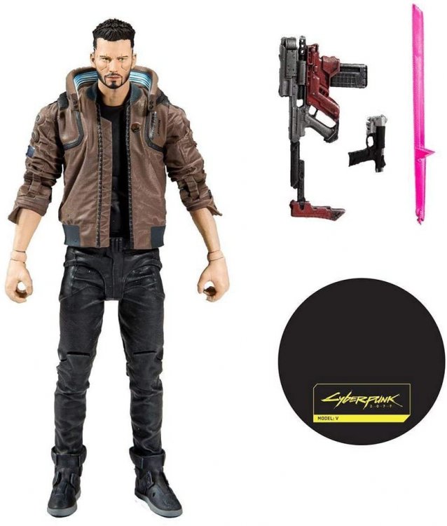 Фигурка McFarlane Toys Cyberpunk 2077 V Action Figure Фигурка McFarlane Toys Cyberpunk 2077 V Action Figure