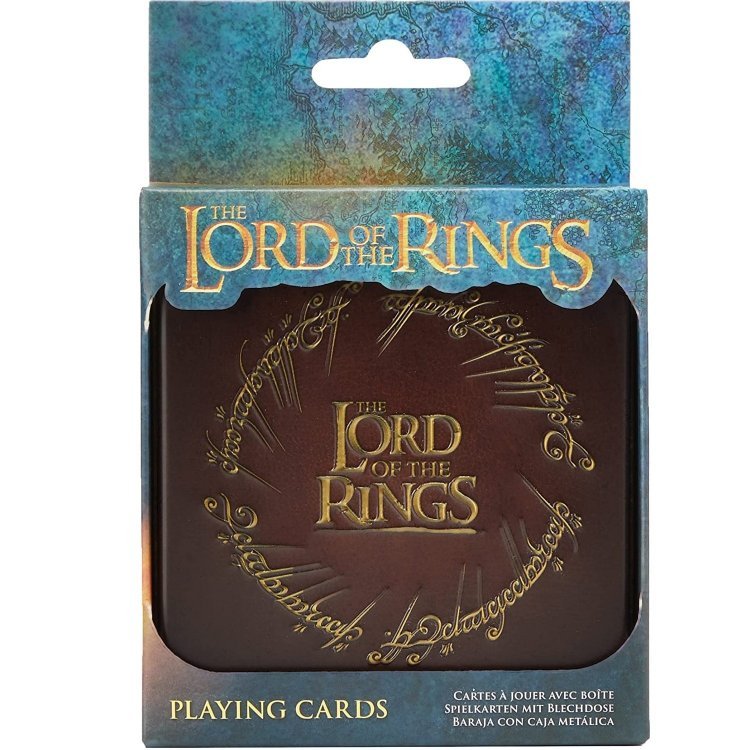 Игральные карты Lord of The Rings Playing Cards Властелин колец + Металлический бокс