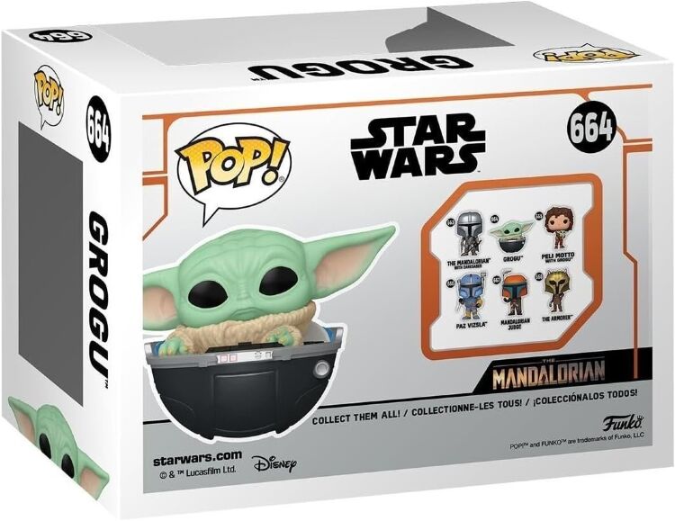 Фигурка Funko Star Wars: Mandalorian Мандалорец Фанко Звёздные войны Grogu Грогу 664
