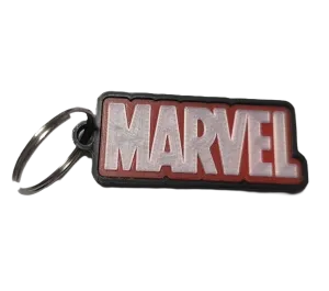Брелок Marvel Logo Keychain Логотип ABS пластик 5 см.