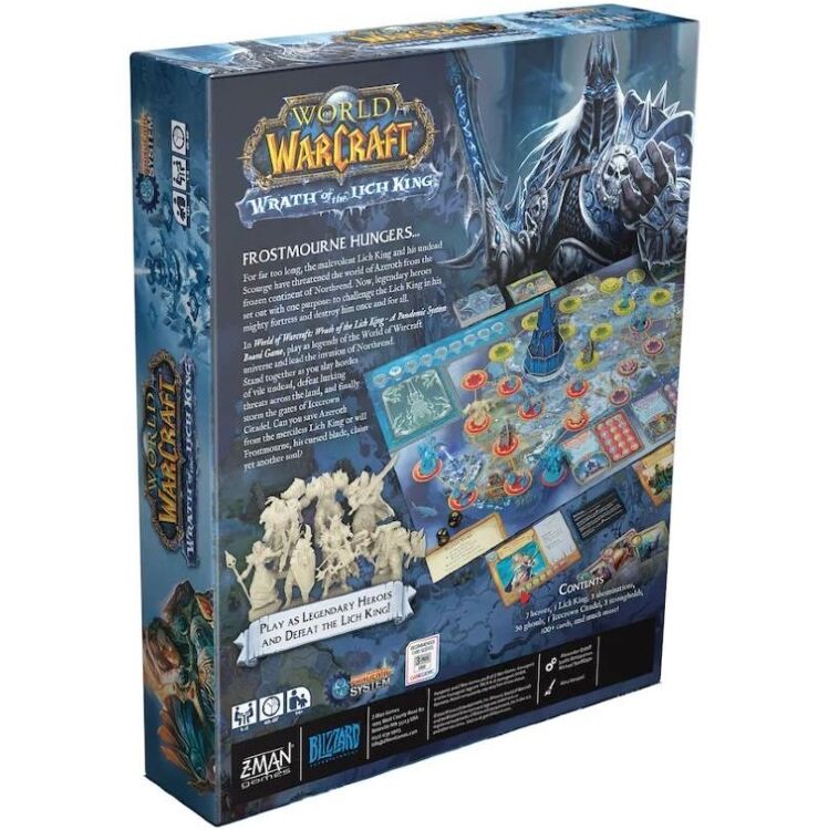 Настільна гра Blizzard World of Warcraft Wrath of the Lich King Pandemic Board Game