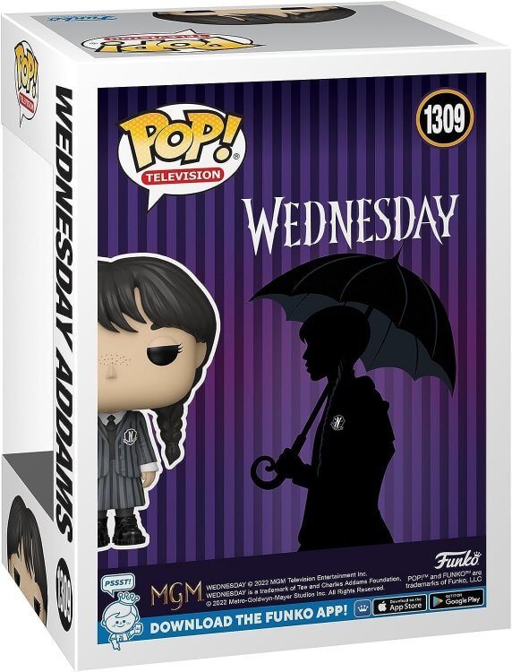 Фигурка Funko Pop TV:  Wednesday Addams фанко Уэнздей Аддамс 1309 Фигурка Funko Pop TV:  Wednesday Addams фанко Уэнздей Аддамс 1309