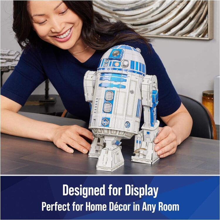 Пазл 4D Build Star Wars R2-D2 puzzle 3D картон Звёздные войны Р2-Д2 201 шт.  Пазл 4D Build Star Wars R2-D2 puzzle 3D картон Звёздные войны Р2-Д2 201 шт.