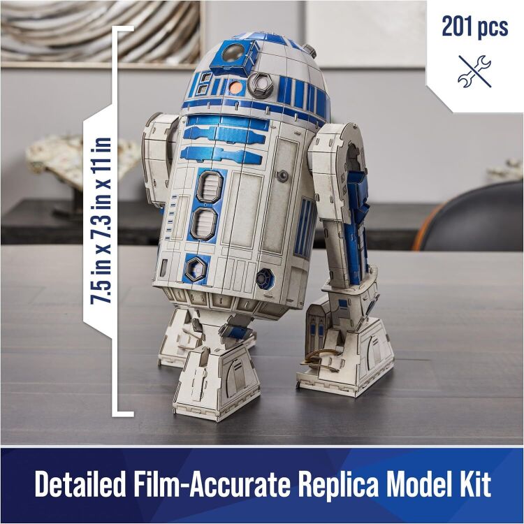 Пазл 4D Build Star Wars R2-D2 puzzle 3D картон Звёздные войны Р2-Д2 201 шт.  Пазл 4D Build Star Wars R2-D2 puzzle 3D картон Звёздные войны Р2-Д2 201 шт.